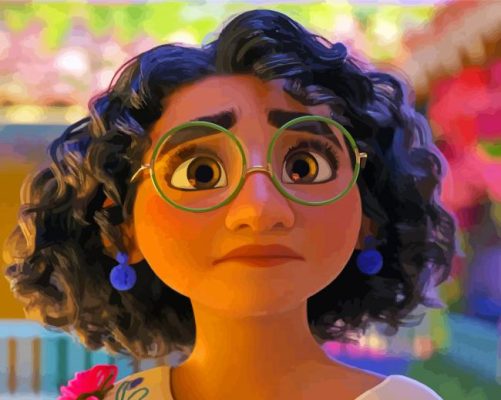mirabel Encanto character paint by numbers
