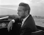 Monochrome Paul Newman paint by numbers