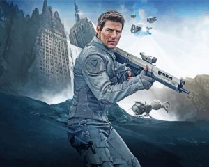 Oblivion Tom Cruise Paint by numbers