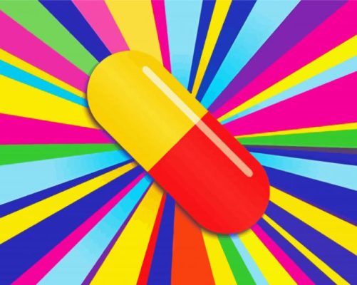 Psychadelic Medicine paint by numbers