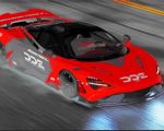 Red DDE 720 GTR paint by numbers
