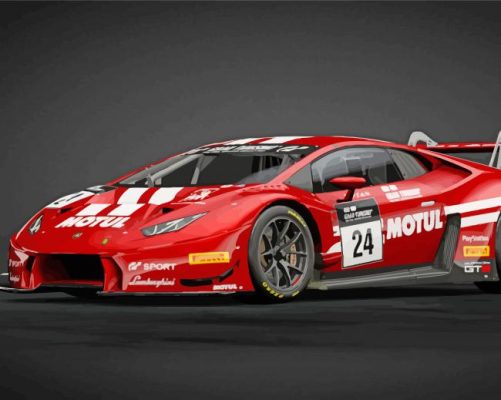 Red DDE Tire Slayer Paint by numbers