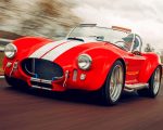 Red Shelby Cobra Car paint by numbers