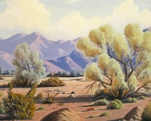 smoke bush art paint by numbers