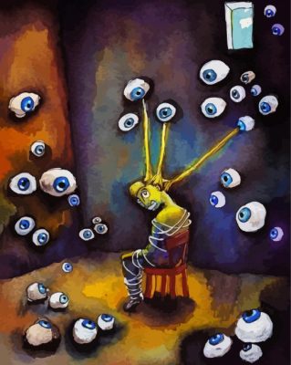 Social Anxiety Art paint by numbers