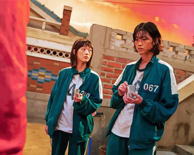 Squid Game paint by numbers