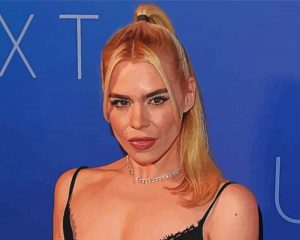 The Actress Billie Piper paint by numbers