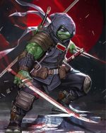 The Last Ronin Ninja paint by number