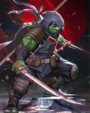 The Last Ronin Ninja paint by number