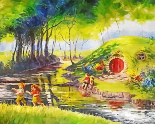 the shire art paint by number