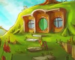 the shire house art paint by numbers