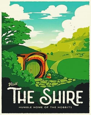 the shire poster paint by number