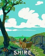 the shire town poster paint by numbers