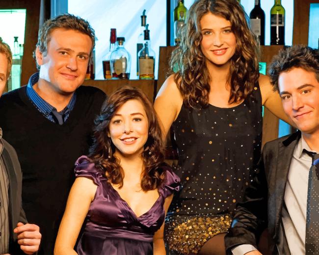 TV Show How I Met Your Mother paint by numbers