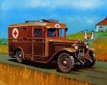 Vintage Ambulance Paint by numbers