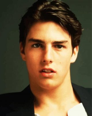 Young Tom Cruise Paint by numbers