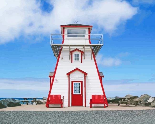 Arisaig Scotland Lighthouse paint by numbers