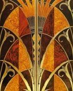 Art Deco paint by numbers