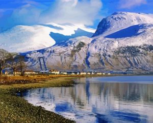 Ben Nevis Scotland Mountain paint by numbers