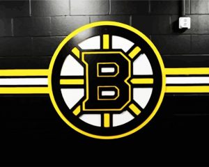 Boston Bruins Logo paint by numbers