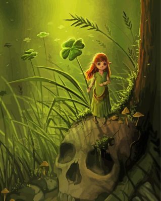 Clover Fairy paint by numbers