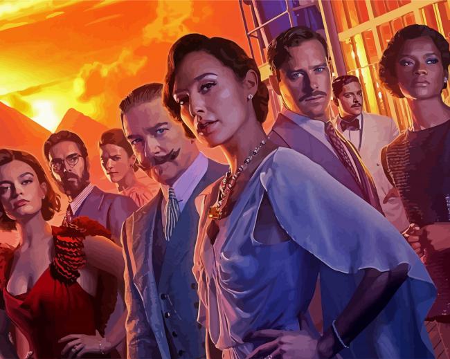 Death On The Nile paint by numbers