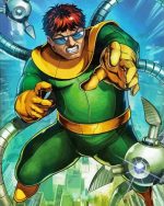 Dr Otto Octavius Comic paint by numbers