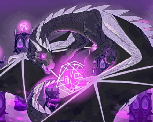 Ender dragon paint by number