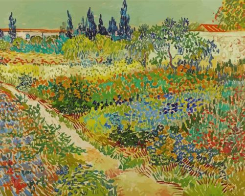 Garden at Arles paint by numbers