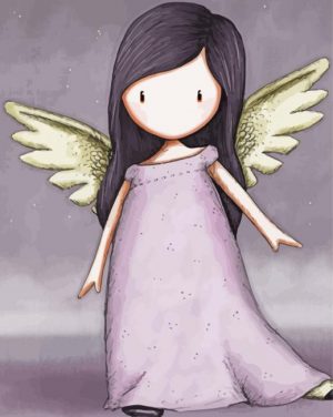 Gorjuss Angel Girl paint by numbers