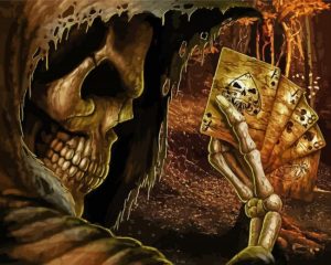 Grim Reaper Ace Spades paint by numbers