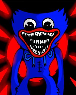 Huggy Wuggy Game paint by numbers