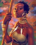 Jamaican Lady Art paint by numbers