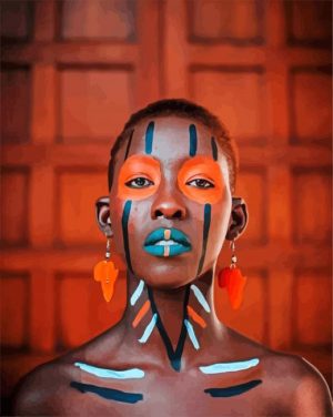 Jamaican Lady paint by numbers