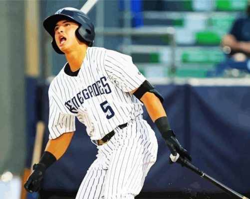 Joe DiMaggio New York Yankees Player paint by number