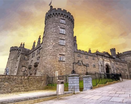 Kilkenny Castle paint by numbers