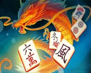 Mahjong game paint by numbers
