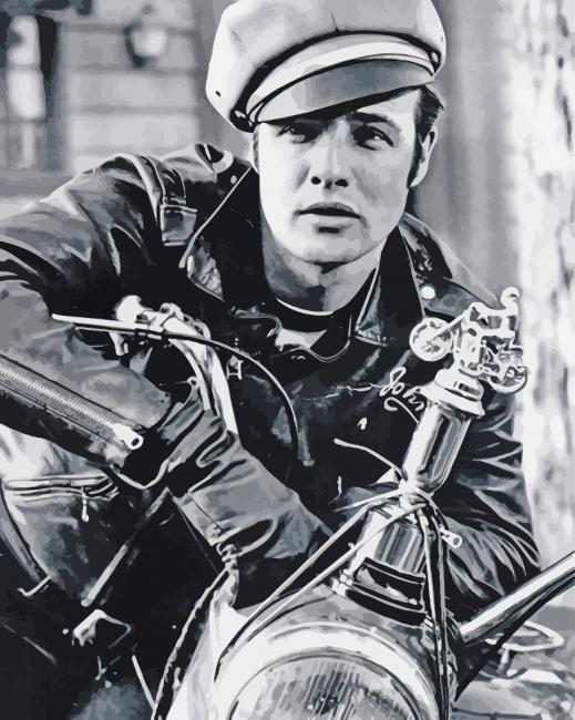 Marlon Brando paint by numbers