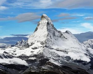 Matterhom Zermatt Switzerland paint by numbers
