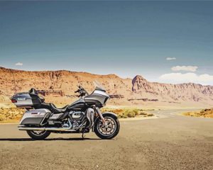 Motorcycle Route 66 paint by numbers