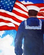 Navy Sailor paint by numbers