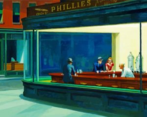 Nighthawk phillies paint by number