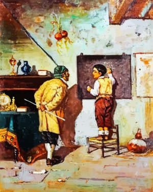 Old School paint by numbers