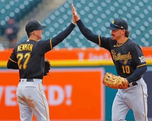 Pittsburgh pirates players paint by numbers