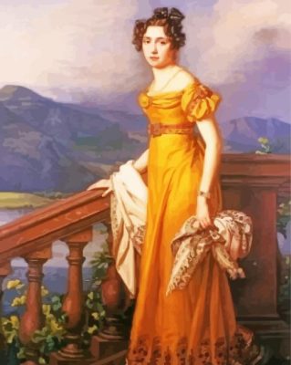 Regency Era paint by numbers
