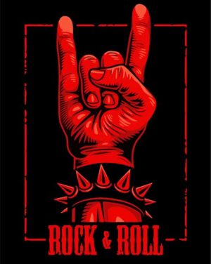 Rock And Roll paint by numbers