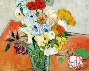Roses And Anemones paint by numbers