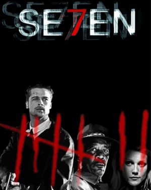Se7en poster paint by numbers