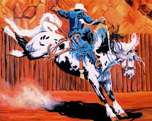 The Bareback Rider paint by numbers