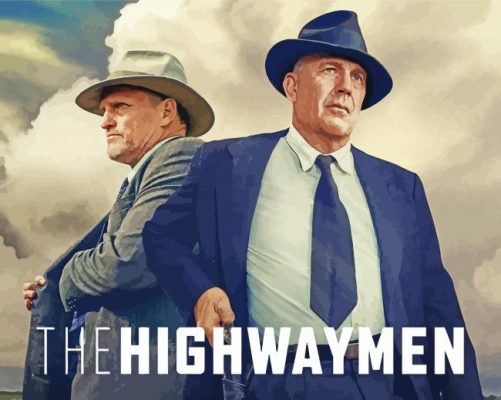 The Highwaymen Movie Poster Paint by numbers